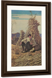 Peculiarsome Abe By NC Wyeth Fine Art Print