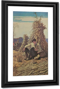 Peculiarsome Abe By NC Wyeth Fine Art Print