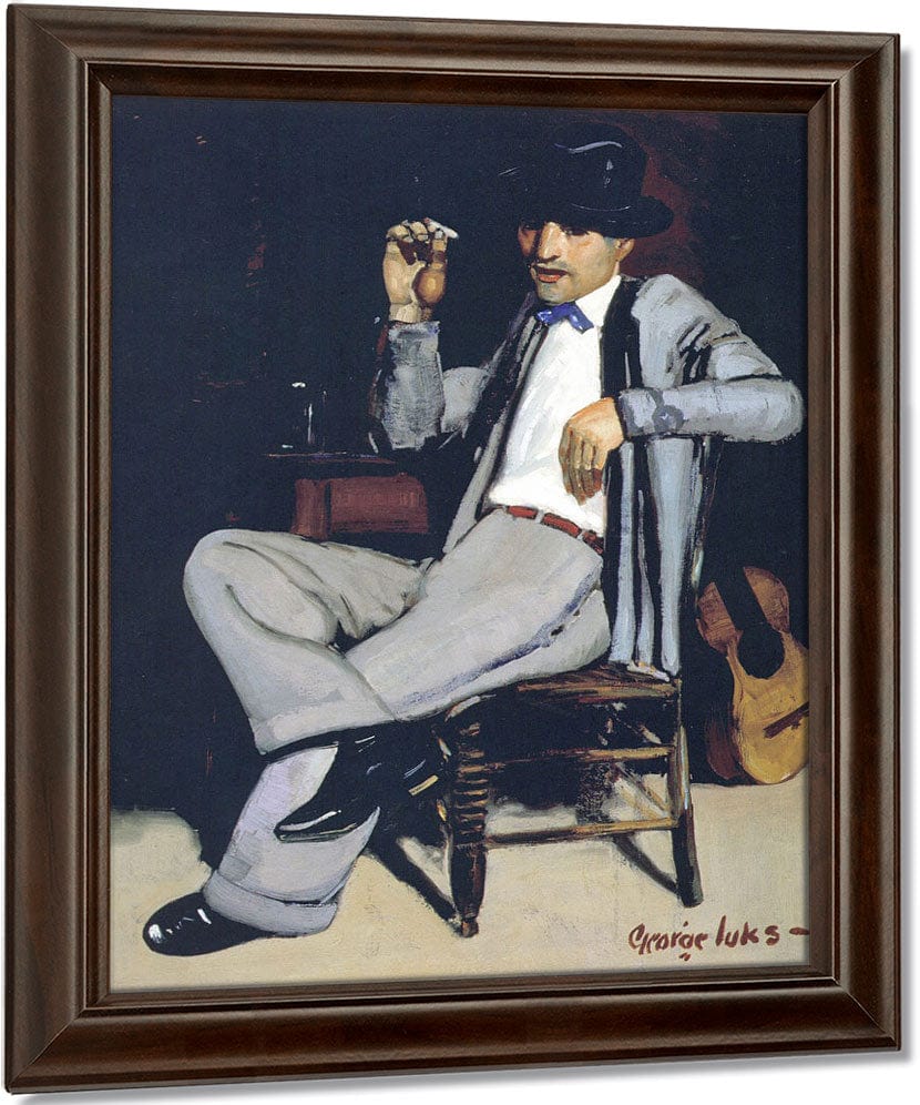Pedro 1920 By George Luks Fine Art Print