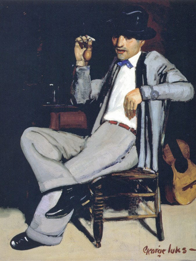 Pedro 1920 By George Luks Fine Art Print