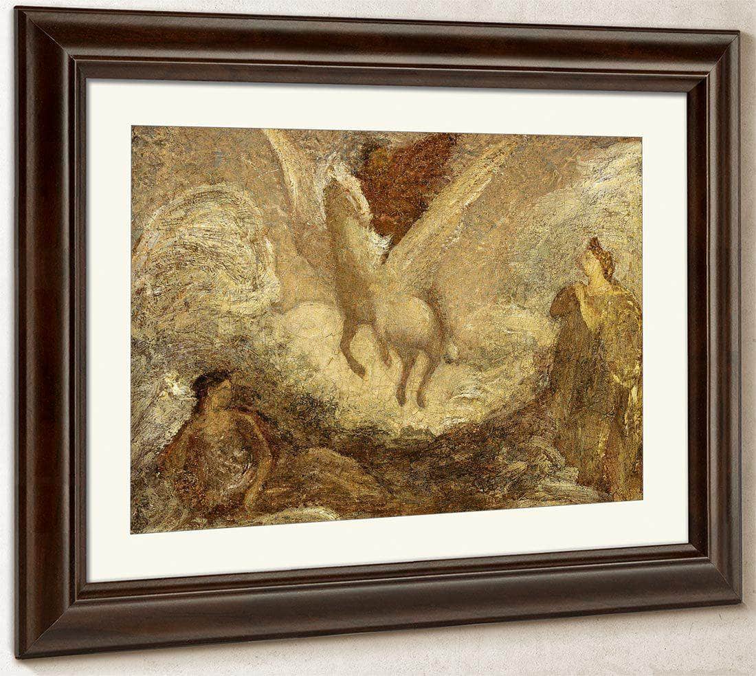 Pegasus Departing By Albert Pinkhamryder Fine Art Print