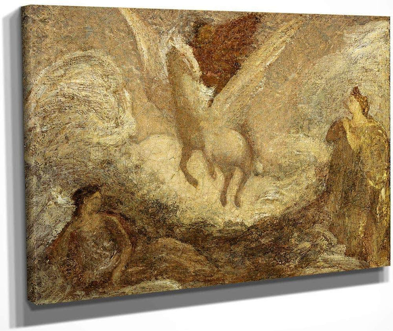 Pegasus Departing By Albert Pinkhamryder Fine Art Print