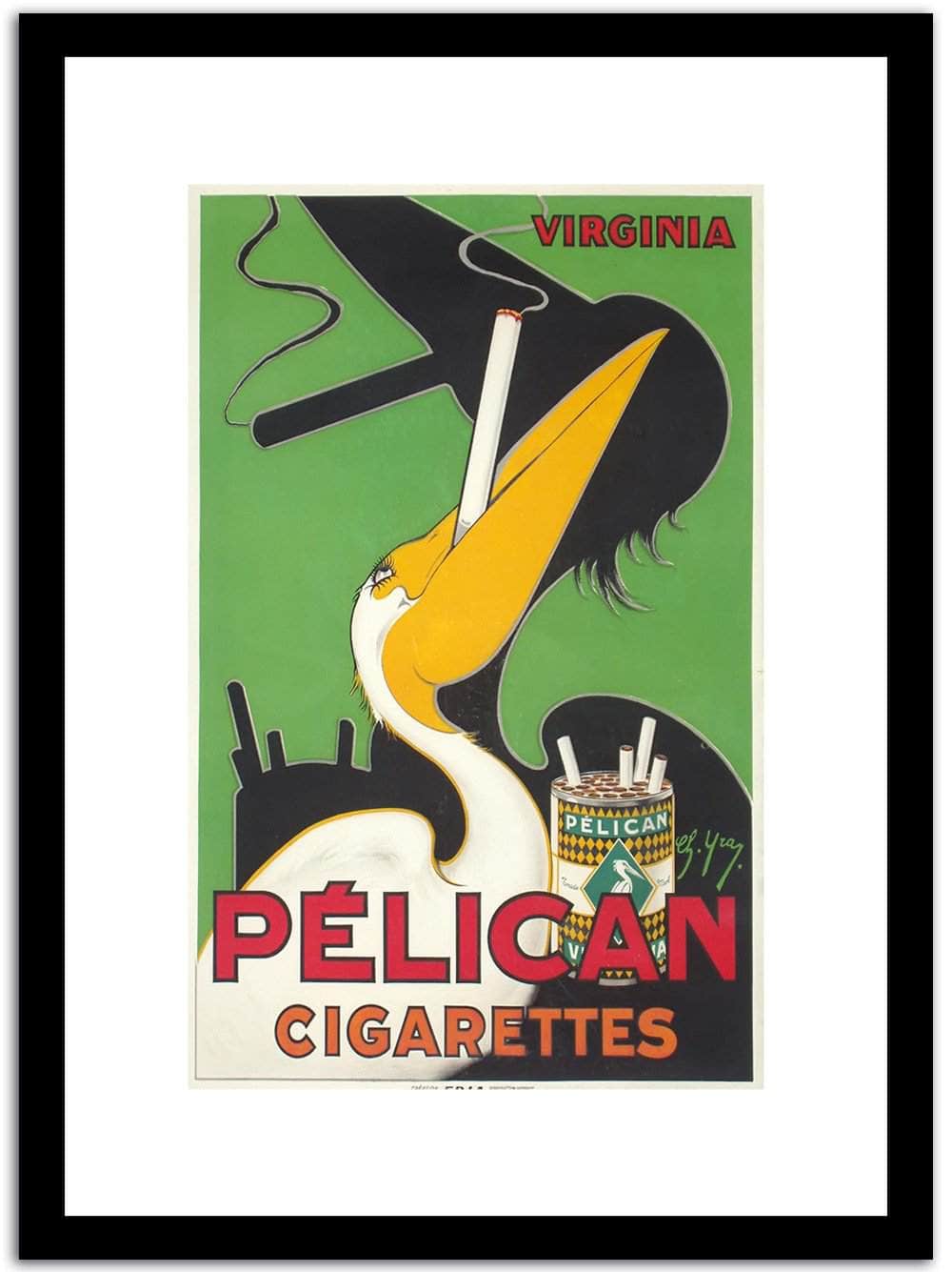 Pelican  Vintage Poster Fine Art Print