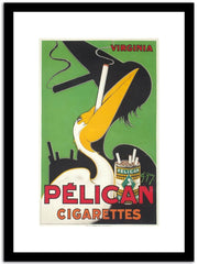 Pelican  Vintage Poster Fine Art Print