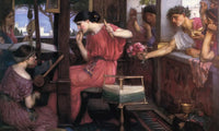 Penelope And The Suitors By John Waterhouse Fine Art Print