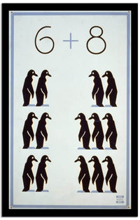 Penguins  Vintage Poster Fine Art Print