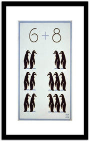 Penguins  Vintage Poster Fine Art Print