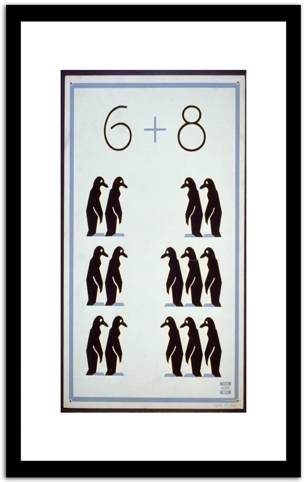 Penguins Wpa Poster  Vintage Poster Fine Art Print