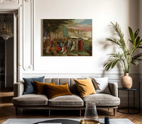 Penn 1039 S Treaty With The Indians 1840 By Edward Hicks Fine Art Print