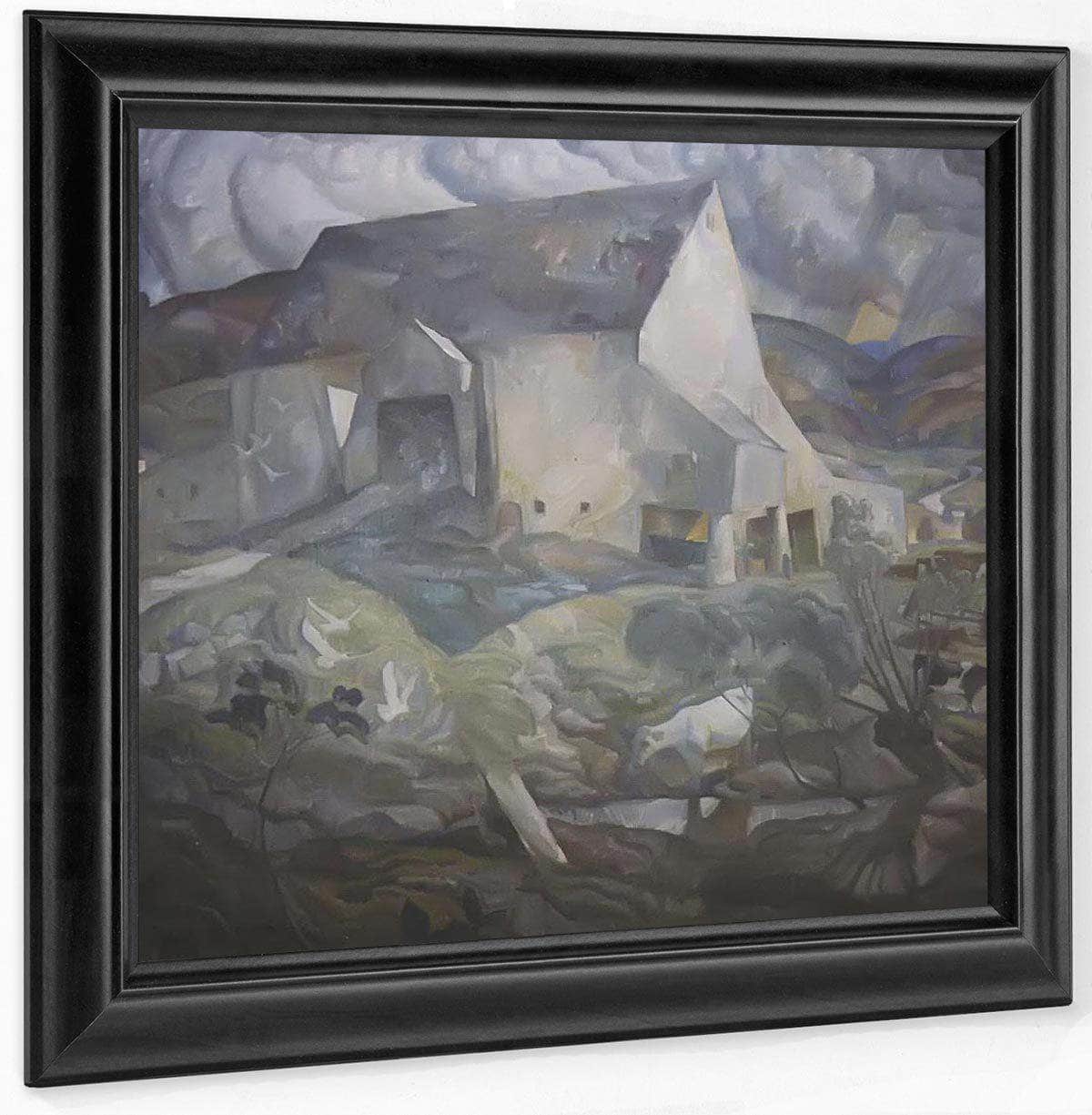 Pennsylvania Barn By N.C. Wyeth Fine Art Print