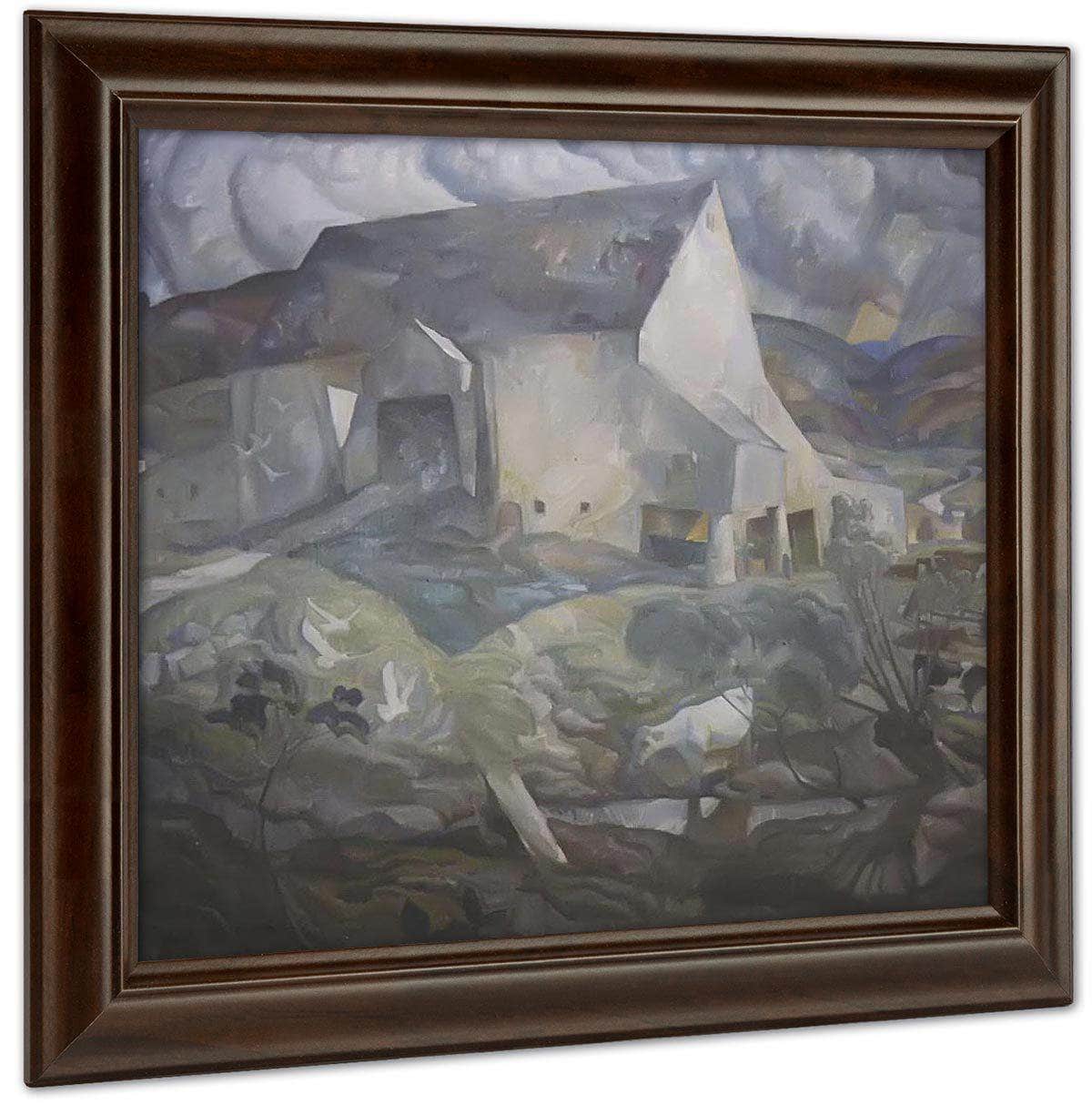 Pennsylvania Barn By N.C. Wyeth Fine Art Print