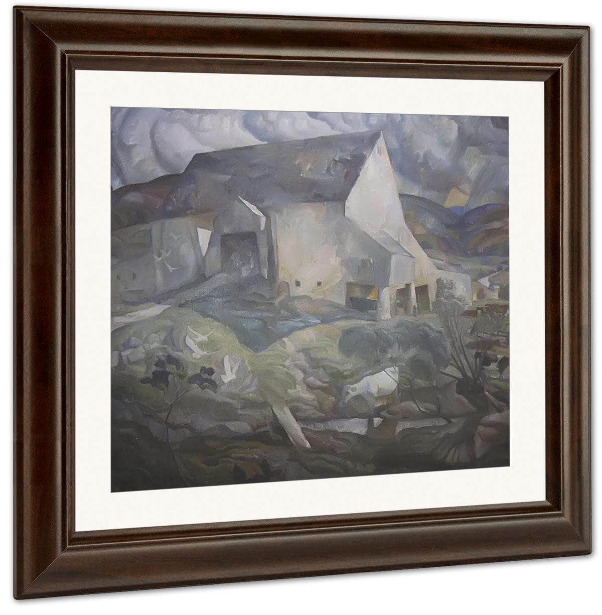 Pennsylvania Barn By N.C. Wyeth Fine Art Print