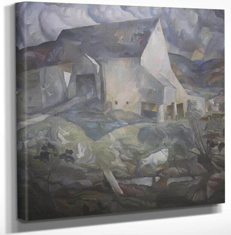 Pennsylvania Barn By N.C. Wyeth Fine Art Print