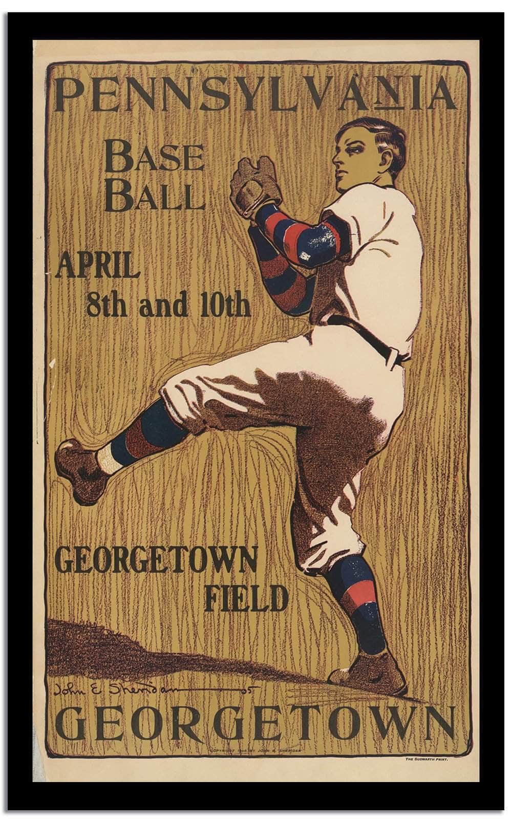 Pennsylvania  Vintage Posterc Fine Art Print