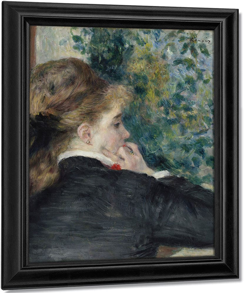 Pensive, La Songeuse Or Day Dreaming By Pierre Auguste Renoir Fine Art Print