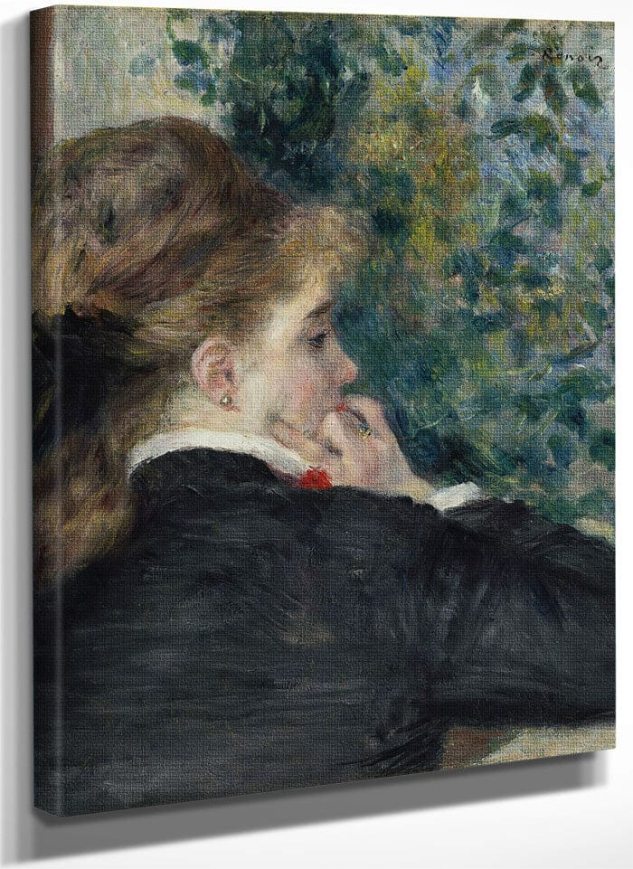 Pensive, La Songeuse Or Day Dreaming By Pierre Auguste Renoir Fine Art Print