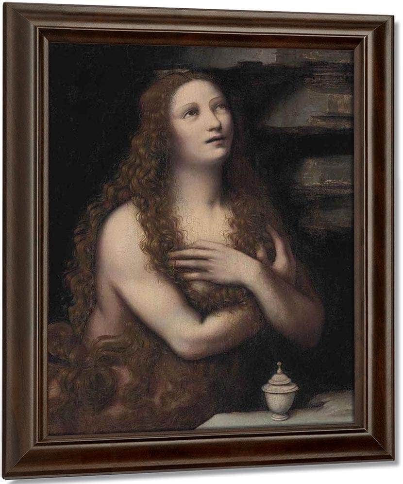 Pentitent Magdelen By Giampietrino Fine Art Print