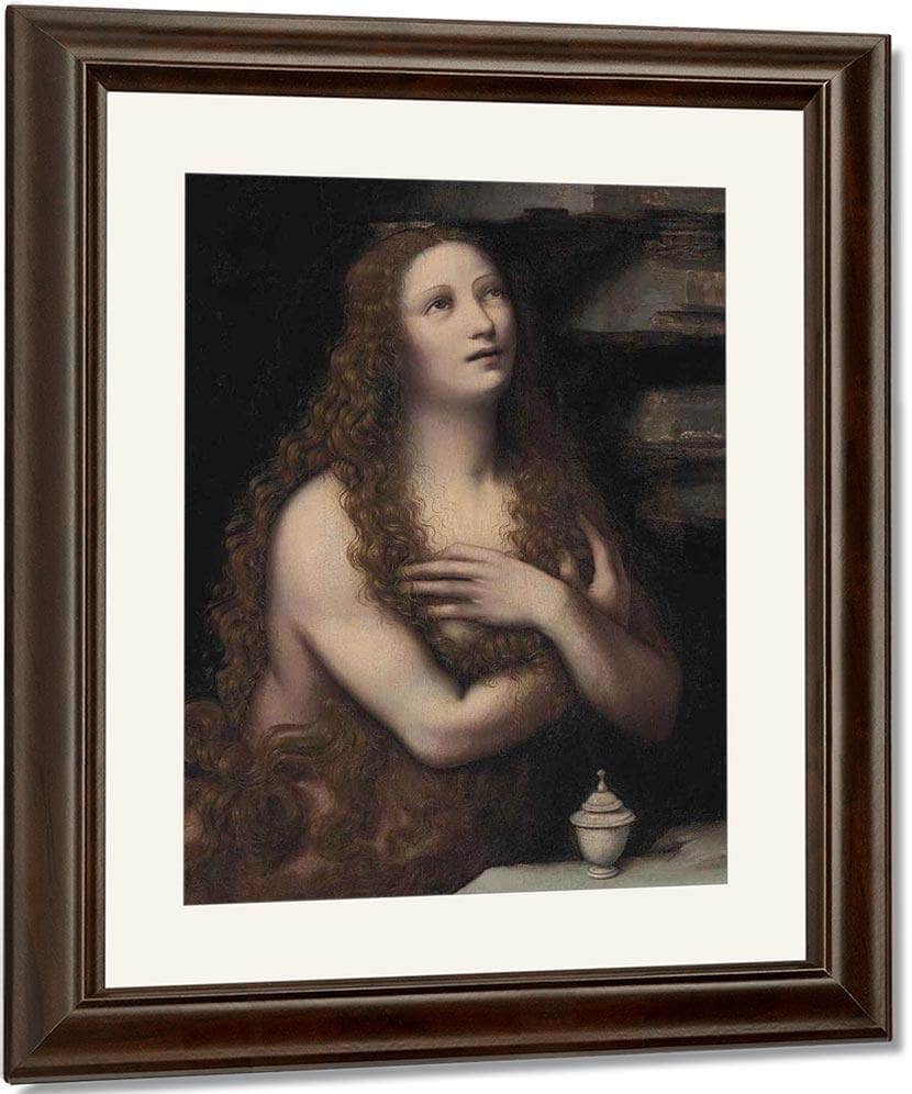 Pentitent Magdelen By Giampietrino Fine Art Print