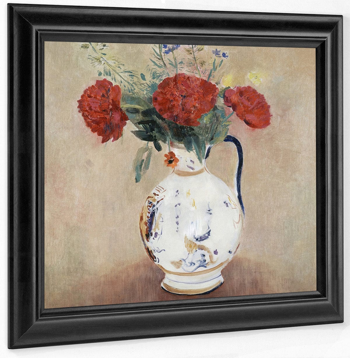 Peonies By Odilon Redon Fine Art Print