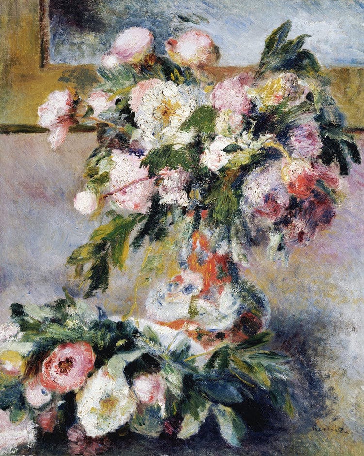 Peonies By Pierre Auguste Renoir Fine Art Print