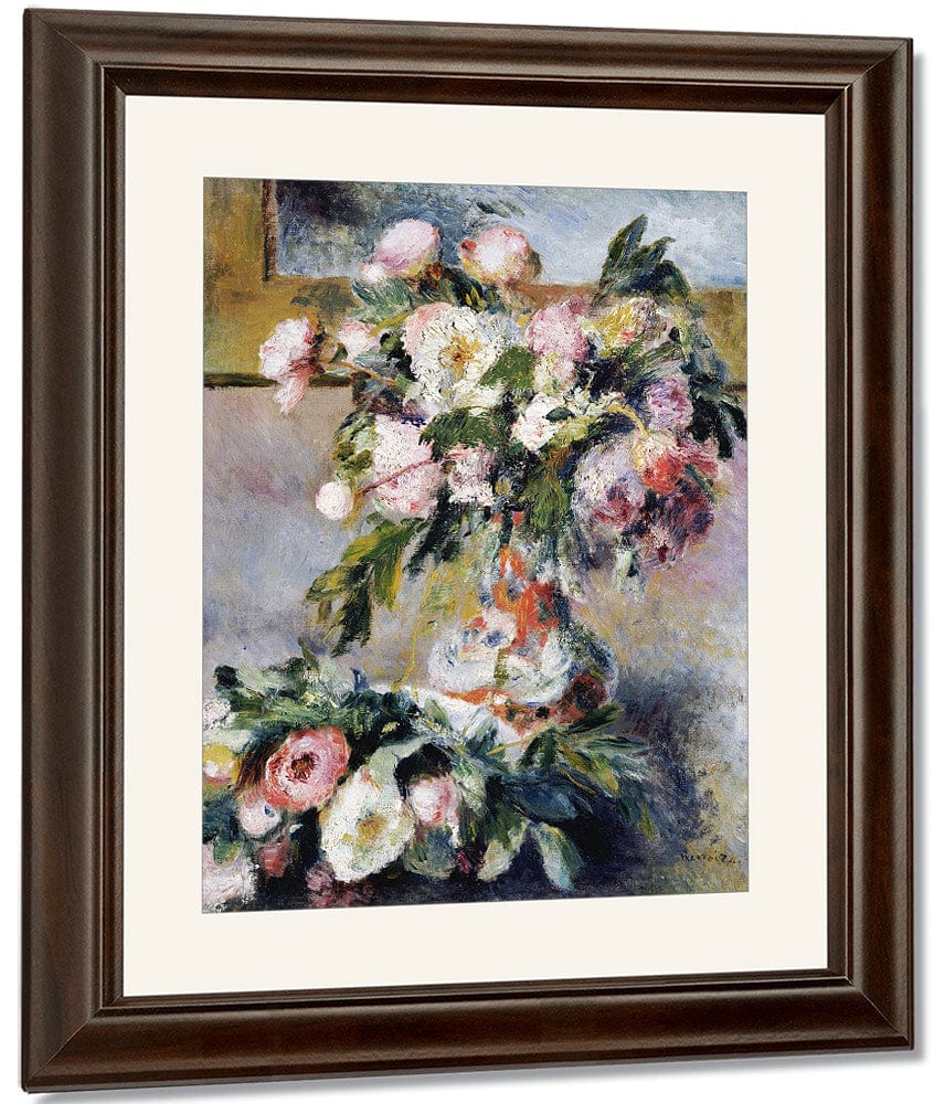 Peonies By Pierre Auguste Renoir Fine Art Print