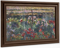 Peony Garden By Claude Monet Fine Art Print