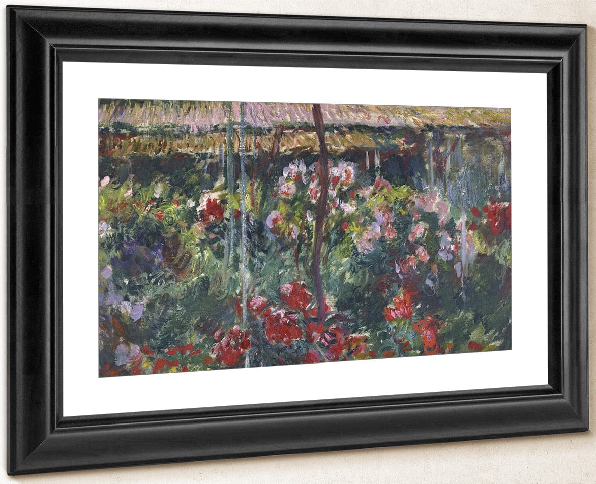 Peony Garden By Claude Monet Fine Art Print