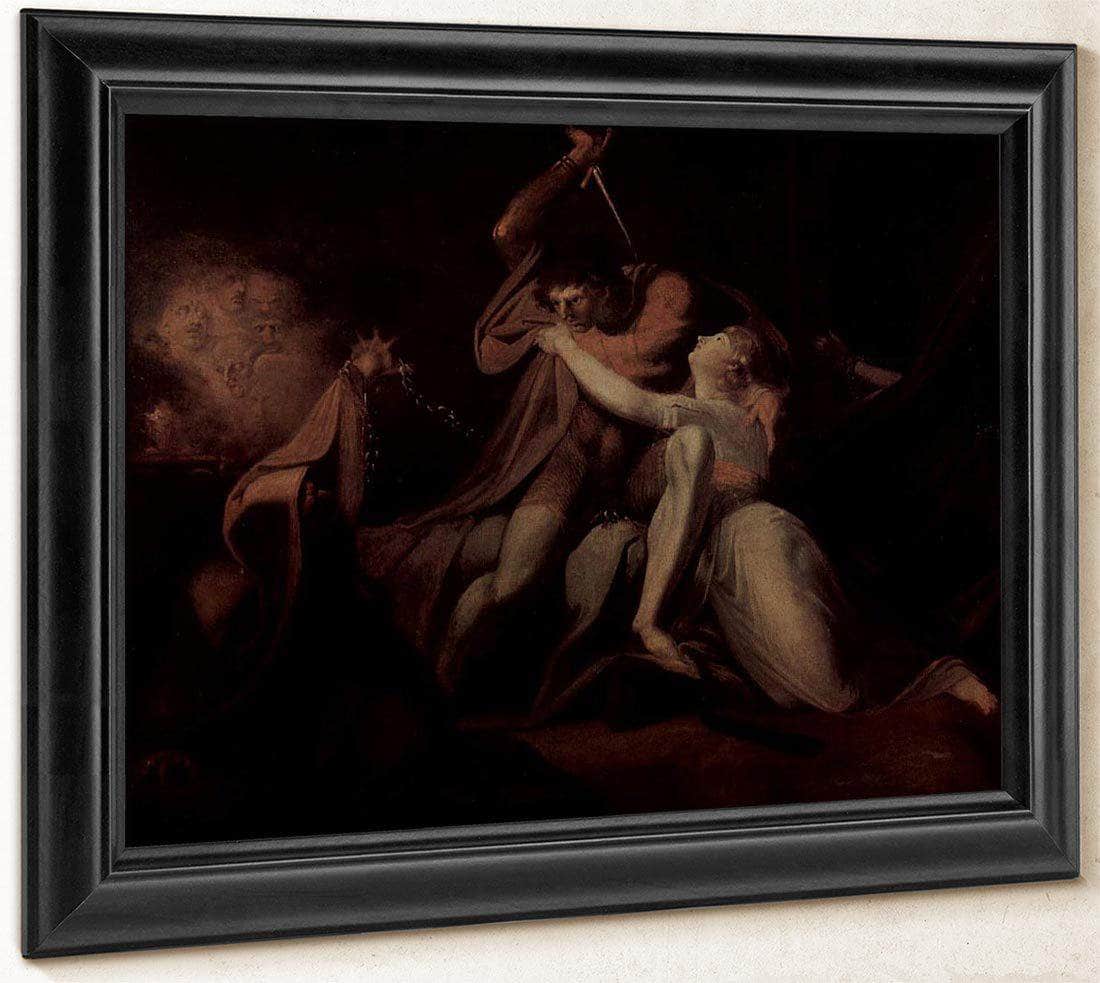 Percival Delivering Belisane From The Enchantment Of Urma By Henry Fuseli Fine Art Print