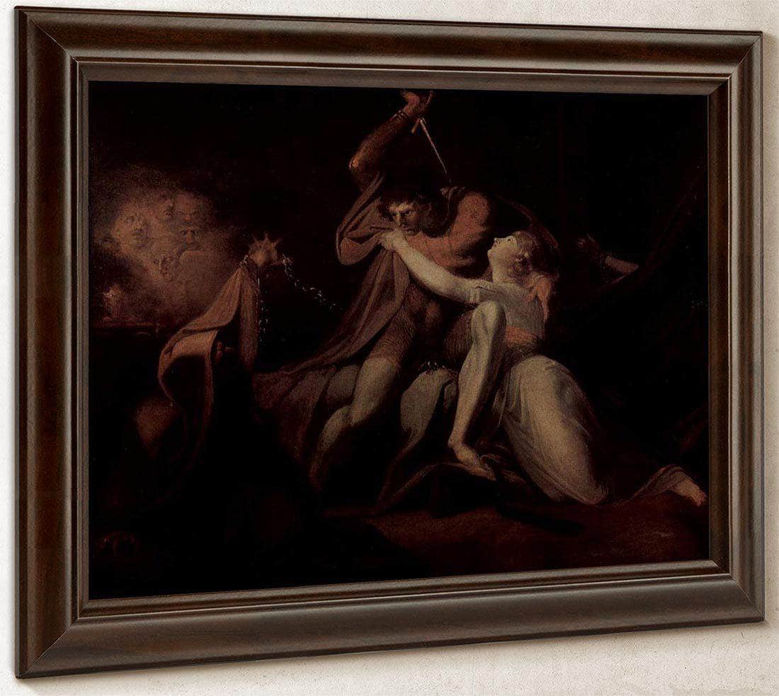 Percival Delivering Belisane From The Enchantment Of Urma By Henry Fuseli Fine Art Print