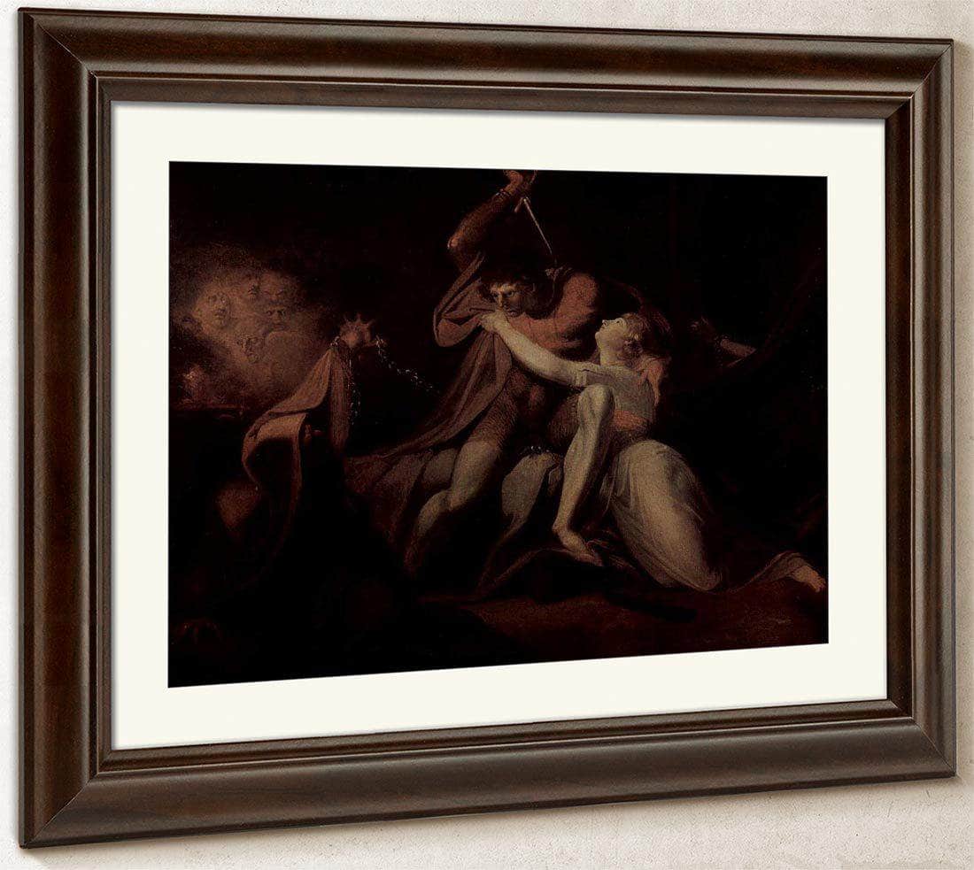 Percival Delivering Belisane From The Enchantment Of Urma By Henry Fuseli Fine Art Print