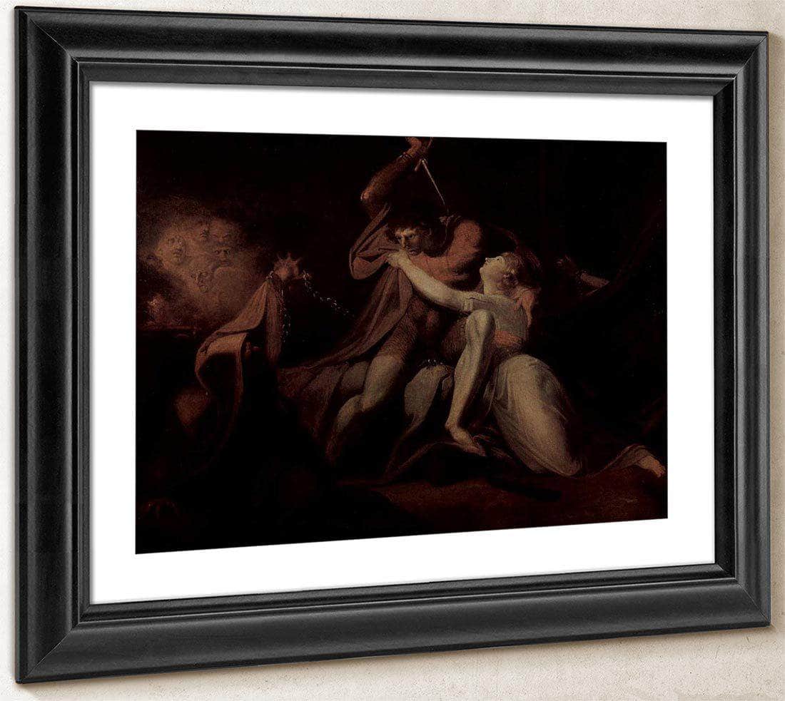 Percival Delivering Belisane From The Enchantment Of Urma By Henry Fuseli Fine Art Print
