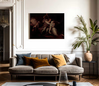 Percival Delivering Belisane From The Enchantment Of Urma By Henry Fuseli Fine Art Print