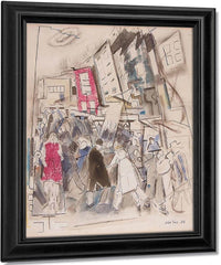 Pertaining To Nassau Street By John Marin Fine Art Print