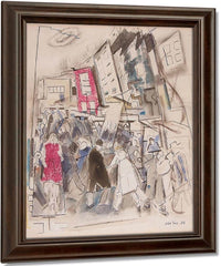 Pertaining To Nassau Street By John Marin Fine Art Print