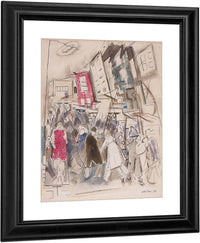 Pertaining To Nassau Street By John Marin Fine Art Print