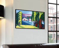 Perth Amboy West Tottenville Painting Oscar Bluemner Canvas Art Fine Art Print