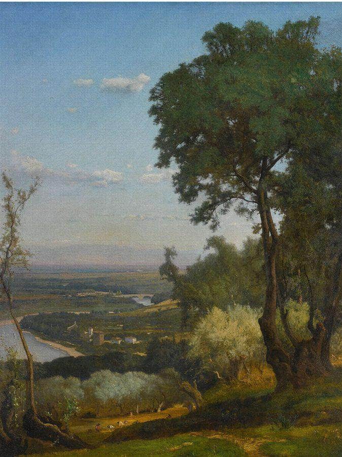 Perugia (Near Perugia) By George Inness Fine Art Print