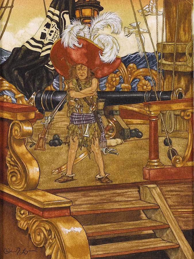 Peter Pan 1987 By Arthur Rackham Fine Art Print