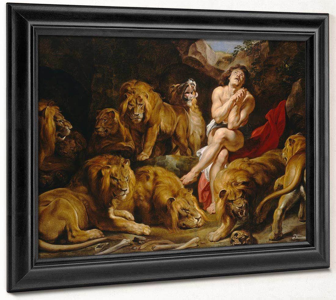 Peter Paul Rubens Daniel In The Lions 1039 Den 1616 (1) By Peter Paul Rubens Fine Art Print