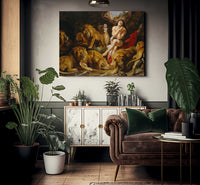 Peter Paul Rubens Daniel In The Lions 1039 Den 1616 By Peter Paul Rubens Fine Art Print