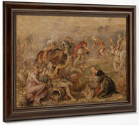 Peter Paul Rubens King Ferdinand Meeting Cardinal Infante Ferdinand 1635 By Peter Paul Rubens Fine Art Print