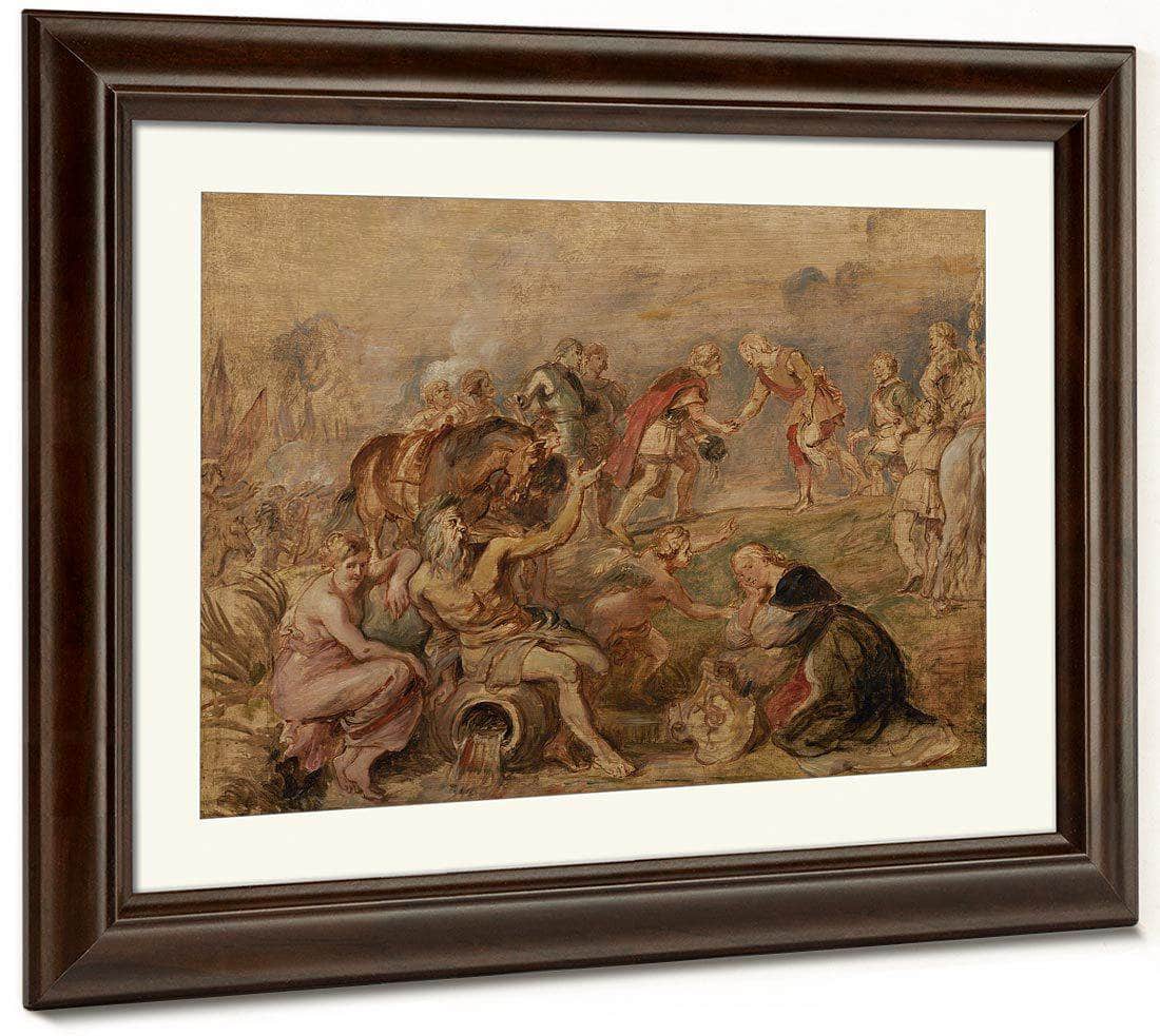 Peter Paul Rubens King Ferdinand Meeting Cardinal Infante Ferdinand 1635 By Peter Paul Rubens Fine Art Print
