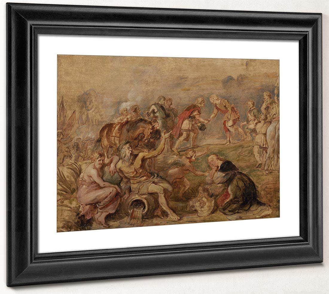 Peter Paul Rubens King Ferdinand Meeting Cardinal Infante Ferdinand 1635 By Peter Paul Rubens Fine Art Print