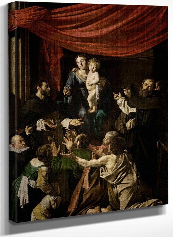 Peter Paul Rubens Madonna Of The Rosary 1607 By Peter Paul Rubens Fine Art Print