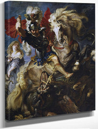 Peter Paul Rubens Saint George And The Dragon 1607 By Peter Paul Rubens Fine Art Print