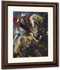 Peter Paul Rubens Saint George And The Dragon 1607 By Peter Paul Rubens Fine Art Print