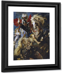 Peter Paul Rubens Saint George And The Dragon 1607 By Peter Paul Rubens Fine Art Print