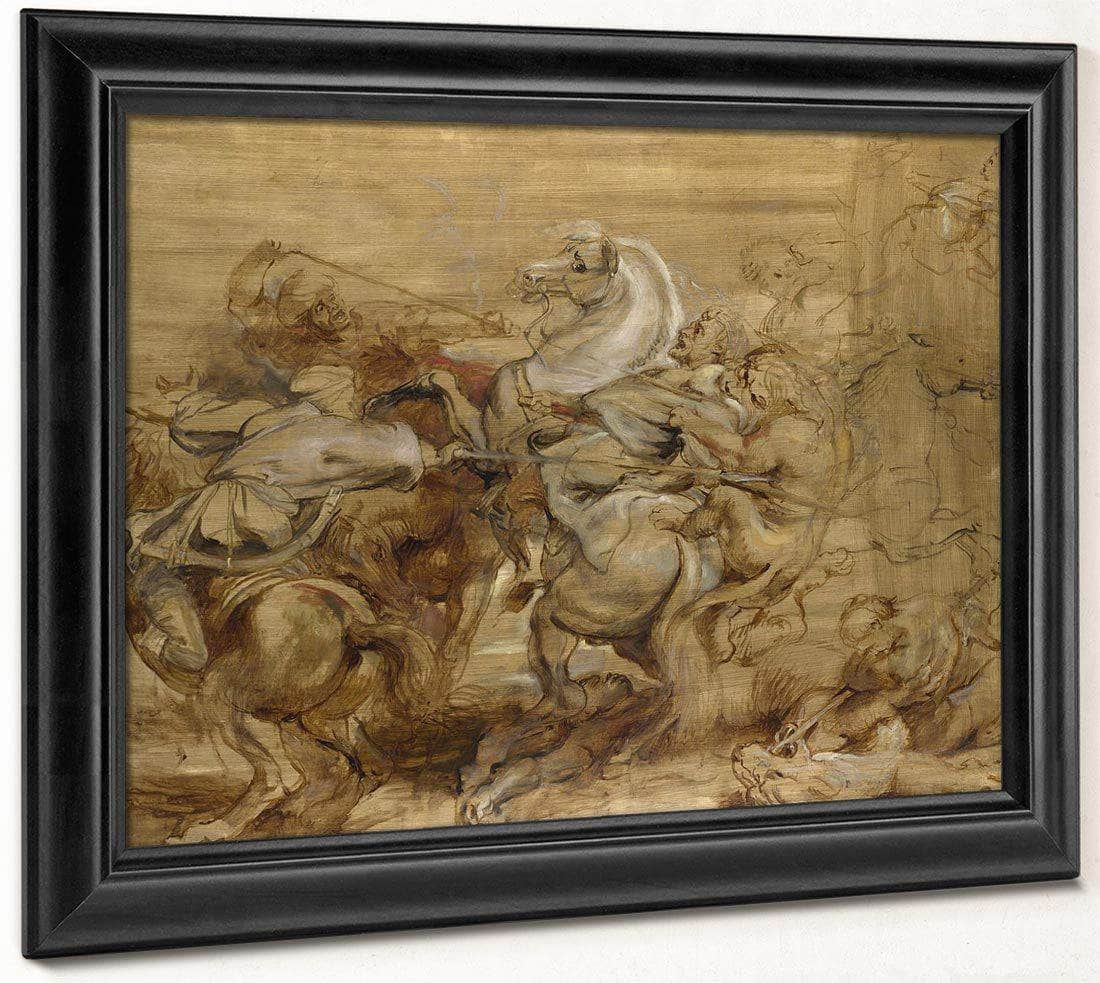 Peter Paul Rubens Sketch For The Lion Hunt 1615 By Peter Paul Rubens Fine Art Print