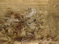 Peter Paul Rubens Sketch For The Lion Hunt 1615 By Peter Paul Rubens Fine Art Print