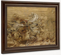 Peter Paul Rubens Sketch For The Lion Hunt 1615 By Peter Paul Rubens Fine Art Print